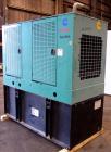 Used Cummins 60kW standby (55kW prime) diesel generator set, model DGCB-4957237 SN-C010222503. Cummins 4TB3.9-G4 rated 102 HP at 1800 RPM. 1/60/120-240V, 12 lead reconnectable to other 3 phase voltag...