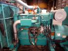 Used Cummins 500 kW diesel generator, model DFEK. Cummins QSX15-G9 engine.