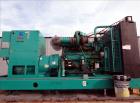 Used Cummins 500kW diesel generator, model DFEK. Cummins QSX15-G9 engine.