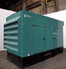 Used Cummins 500 kW standby (455kW prime) diesel generator set, model DFEK-5773752 SN- J060985454. Cummins QSX-15-G9 rated 755 hp @ 1800 rpm, EPA Tier II certified, SN-31006015. 3/60/277-480V with PM...
