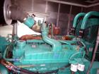 Used Cummins 600 kW diesel generator, model DFGB. Cummins VTA-28-G5 engine.