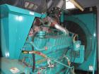 Used Cummins 600kW standby / 545kW prime diesel generator set. Cummins model DFGB SN-G030525963. Cummins model VTA-28-G5 turbocharged aftercooled engine rated 900 hp @ 1800 rpm. Serial #52959. 3/60/2...