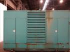 Used Cummins 600 kW diesel generator set model DFGB. Cummins VTA-28-G5 engine