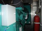 Used Cummins 900 kW standby diesel generator set, Model DFHC-5502751, SN-F020386092. Cummins QST30-G3 engine. 3/60/277/480V. Sound attenuated enclosure, 1500 gallon sub-base fuel tank. On board fire ...