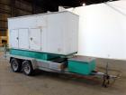 Used Cummins Onan 125 kW Trailered Diesel Generator Model DGEA.
