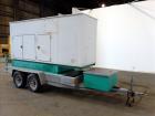 Used- Cummins Onan 125 kW Trailered Diesel Generator Model DGEA.