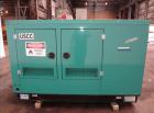 Used Cummins 35 kW standby (30 kW prime) diesel generator set, model DGGD-5769016, SN-G060944329. Cummins 4B3.3-G1 engine rated 56 HP at 1800 RPM. 1/60/120/240V. 150 Amp main-line circuit breaker. Po...