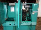 Used Cummins 35 kW standby (30 kW prime) diesel generator set, model DGGD-5937011, SN-J070118848. Cummins 4B3.3-G1 engine rated 56 HP at 1800 RPM. 35kW 1/60/120/240V current set up, reconnectable to ...