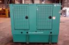 Used -Cummins 35 kW standby (30 kW prime) diesel generator set, model DGGD-5937235, SN-J070119501, Cummins 4B3.3-G6 engine rated 81 HP at 1800 RPM. 35kW 1/60/120/240V current set up, reconnectable to...