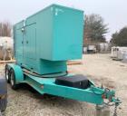 Used Cummins 100 KW Standby Portable / Trailered Diesel Generator Set
