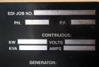 Used Energy Dynamics 350 kW Standby Diesel Generator Set, Model EDI-350-CB