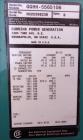 Used Cummins 100 kW standby natural gas generator set, model GGHH