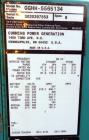 Used Cummins 100 kW standby natural gas generator set, model GGHH