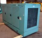 Used Cummins 100 kW standby natural gas generator set, model GGHH-5569198, SN-J020420586. Ford WSG-1068 engine rated 176 HP @ 1800 RPM.3/60/277/480V, rated 100kW 1/60/120V. 125 Amp main-line circuit ...