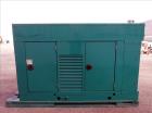 Used Cummins 100 kW natural gas generator set model GGHH-5776259, SN-I060976839. Ford WSG-1068 engine rated 176 HP at 1800 RPM, SN-06RS59698. 3/60/120/208V, 12 lead reconnectable to other voltages. 4...