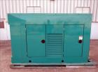 Used Cummins 100 kW natural gas generator set model GGHH-5776259, SN-I060976839. Ford WSG-1068 engine rated 176 HP at 1800 RPM, SN-06RS59698. 3/60/120/208V, 12 lead reconnectable to other voltages. 4...
