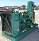 Used Cummins 150 kW Natural Gas Generator Set. Cummins model GGKD-5630856, serial #I030547189. Cummins model GTA8.3G2 engine, serial #46327033, 3/60/277-480V. Includes a PowerCommand cotrol panel. 35...