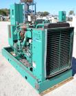 Used Cummins 150 kW Natural Gas Generator Set. Cummins model GGKD-5630856, serial #I030547189. Cummins model GTA8.3G2 engine, serial #46327033, 3/60/277-480V. Includes a PowerCommand cotrol panel. 35...