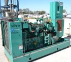 Used Cummins 150kW natural gas generator set. Cummins model GGKD-5672662,SN-E040646119. Cummins model GTA8.3G2 engine, SN-46382949. 3/60/277/480V. Includes a PowerCommand cotrol panel. Built 2004.