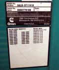 Used Cummins 150 kW natural gas generator model GGLB. GM8.1L-HO engine.
