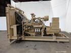 Used Cummins 425 kW standby (400kW prime) natural gas generator set. Cummins model GTA28C natural gas engine rated 600 HP @ 1800 RPM, 8.5:1 compression ratio, SN-25273631, 3/60/480V, Stamford type MC...