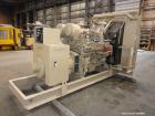 Used Cummins 425 kW standby (400kW prime) natural gas generator set. Cummins model GTA28C natural gas engine rated 600 HP @ 1800 RPM, 8.5:1 compression ratio, SN-25273631, 3/60/480V, Stamford type MC...