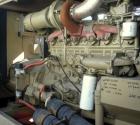 Used Cummins 200 kW standby diesel generator set. Cummins model NT-855-G4 engine, serial# 1161-7668, Rated 375 hp @ 1800 rpm. 3/60/208-240/380-480 volt generator end ID # 200DFBC/38795F. Battery char...