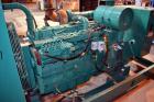 Used Cummins 125kW Diesel Generator Set, model 125DGEA, serial H920481242. Cummins model 6CT8.3-G engine rated 207 hp @ 1800 rpm, serial #44784082. 3/60/120/240V (rated 83 kW as single phase), 200 am...