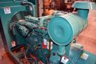 Used Cummins 125kW Diesel Generator Set, model 125DGEA, serial H920481242. Cummins model 6CT8.3-G engine rated 207 hp @ 1800 rpm, serial #44784082. 3/60/120/240V (rated 83 kW as single phase), 200 am...