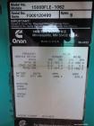 Used Cummins 1500 kW standby (1250kW prime) diesel generator set. Cummins Model 1500DFLE-1062, SN-F000120499. Cummins KTA50-G9 engine rated 2220 HP @ 1800 RPM, emissions EPA tier 1, SN-33146315. 3/60...