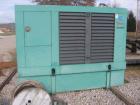 Used Cummins / Onan 175 kW diesel generator set, 3/60/277/480V. Model 175DGFB. Weather enclosure, base fuel tank. 500 hours. Year 2000.