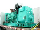 USED: Cummins/Onan 2000 kW standby rated diesel generator set, model 2000DQKC, serial #F000116085. 3/60/1386/2400V.   (Can provide @ cost transformer for 480V, 4160V, 12,700V )  Cummins engine model ...