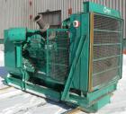 USED: Cummins/Onan 500 kW diesel driven generator, model 500DFY-4XR. 625 kva, 3/60/277-480 volt, 1800 rpm, 752 amp. Driven by a Cummins engine, model VTA1710PGC800, radiator cooled, SO #68900, serial...
