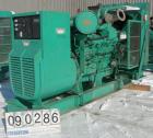 USED: Cummins/Onan 500 kW diesel driven generator, model 500DFY-4XR. 625 kva, 3/60/277-480 volt, 1800 rpm, 752 amp. Driven by a Cummins engine, model VTA1710PGC800, radiator cooled, SO #68900, serial...