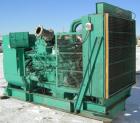 USED: Cummins/Onan 500 kW diesel driven generator, model 500DFY-4XR. 625 kva, 3/60/277-480 volt, 1800 rpm, 752 amp. Driven by a Cummins engine, model VTA1710PGC800, radiator cooled, SO #68900, serial...