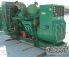 USED: Cummins/Onan 500 kW diesel driven generator, model 500DFY-4XR. 625 kva, 3/60/277-480 volt, 1800 rpm, 752 amp. Driven by a Cummins engine, model VTA1710PGC800, radiator cooled, SO #68900, serial...