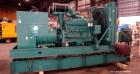 Used Cummins 600 kW standby(545kW prime) diesel generator set, model 600DFGB, SN-K920490743. Cummins VTA28-G2 engine rated 900 HP @ 1800 RPM, SN-25187524. 3/60/120/208V, reconnectable to other voltag...