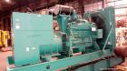 Used Cummins 600 kW standby(545kW prime) diesel generator set, model 600DFGB, SN-K920490743. Cummins VTA28-G2 engine rated 900 HP @ 1800 RPM, SN-25187524. 3/60/120/208V, reconnectable to other voltag...