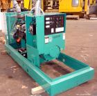 Used Cummins / Onan 80 kW Standby Natural Gas Generator Set, Model 80GGHC-67, Serial E990909239. Ford LSG-875I-6005-A engine, serial 13606-1-04-98. 3/60/277/480. 150 Amp mainline circuit breaker. Coo...
