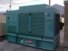 Used Cummins / Onan 400 kW Diesel Generator Set. 3/60/277/480V. Cummins NTA855G5 engine. Onan model 400 DFCE, 1800 rpm, 0.8 pf, 10 lead, standby rating, 800 amp breaker. Weatherproof enclosure. 400 g...