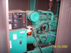 Used Cummins / Onan Diesel Generator 40 KW. Weather Enclosure, Base Tank. 645 Hours on Meter