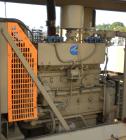 Used Cummins 135 kW Continuous Rated Natural Gas Generator Set. Cummins G855 natural gas engine rated 220HP at 1800RPM, SN-25192077. Stamford / Newage 120/208/277/480V generator end. 400 Amp main-lin...
