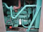 Used Cummins 215 kW natural gas generator set. Cummins GTA855-GS/GC2 engine. 3/60/277/480V, main-line circuit breaker 1200 amp. Sound attenuated enclosure. 179 hours. Yr 2001.