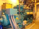 Used Cummins 1100 kW Cont Rated Natural Gas Generator Set. Cummins QSV81-G engine, 1200 rpm. Newage Stamford end, 3/60/480V.  5528 hours. Built 2002. Includes:  Unit mounted Cummins Power Command dig...