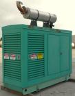 Used Cummins 140 kW natural gas generator set. Cummins G855 natural gas engine rated 220HP at 1800 RPM, SN-25229790. Newage 3/60/480V generator end. 400 Amp main-line circuit breaker. Block heater. W...