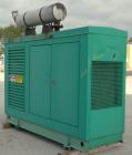 Used Cummins 140 kW natural gas generator set. Cummins G855 natural gas engine rated 220HP at 1800 RPM, SN-25229790. Newage 3/60/480V generator end. 400 Amp main-line circuit breaker. Block heater. W...
