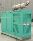 Used Cummins 140 kW natural gas generator set. Cummins G855 natural gas engine rated 220HP at 1800 RPM, SN-25229790. Newage 3/60/480V generator end. 400 Amp main-line circuit breaker. Block heater. W...