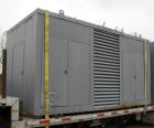 Used Detroit Diesel 750 kW diesel generator set. Detroit Diesel 16V92T engine, 1095 brake horsepower, serial #16VF006867. Marathon Electric Magna One 3/60/277/480V, 1800 rpm, model 680FDR8068GG-P282W...