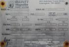 Used Elilott Magnetek 100 kW standby diesel generator Set, model 100RD, SN-8108J552. Perkins model 1006-6T turbocharged engine rated 154HP at 1800RPM. MagneTek model MTG35 generator 3/60/208/240/460V...