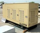 USED: Generac 100 kw standby LP gas generator, model 2322350100.100 kva, 1/60/120/240 volt, 416.6 amp. Brushless excitation,...